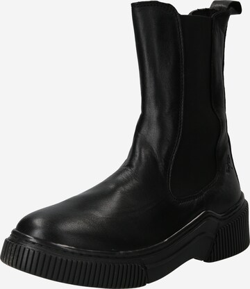 Libelle Chelsea boots i svart: framsida