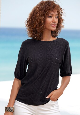 VIVANCE Shirt in Schwarz: Vorderseite