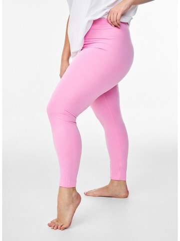 Skinny Leggings di Zizzi in rosa: frontale