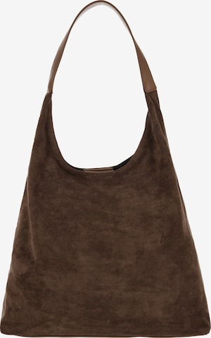 Usha - Mala de ombro em castanho: frente