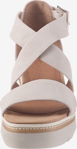 TAMARIS Sandals in Beige