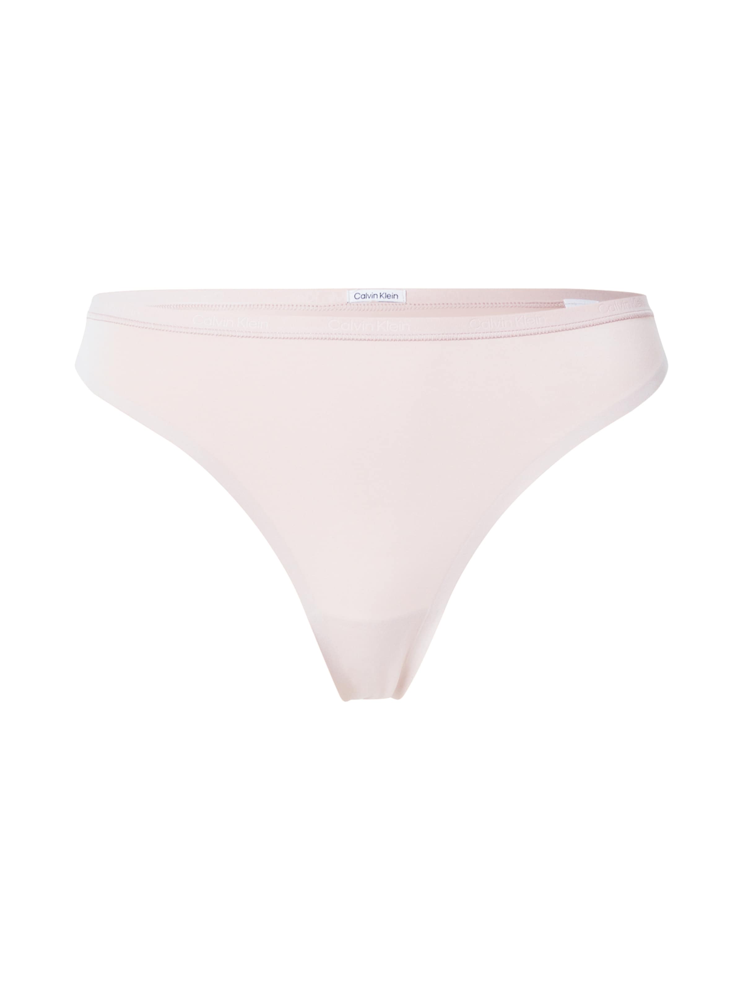 Calvin Klein Underwear String in Beige: voorkant