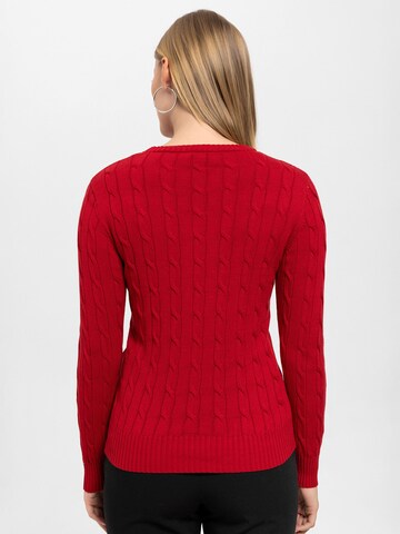 Pull-over Antioch en rouge