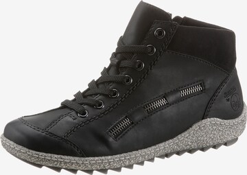 Bottines à lacets Rieker en noir : devant