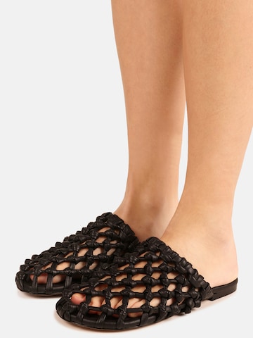 BRONX Nizki natikači 'ann-aya' | črna barva