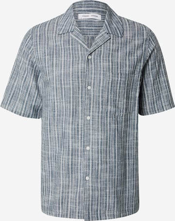 Samsøe Samsøe - Camisa 'Oscar' em azul: frente