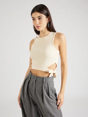 STUDIO SELECT Top 'Clara' in Beige: voorkant