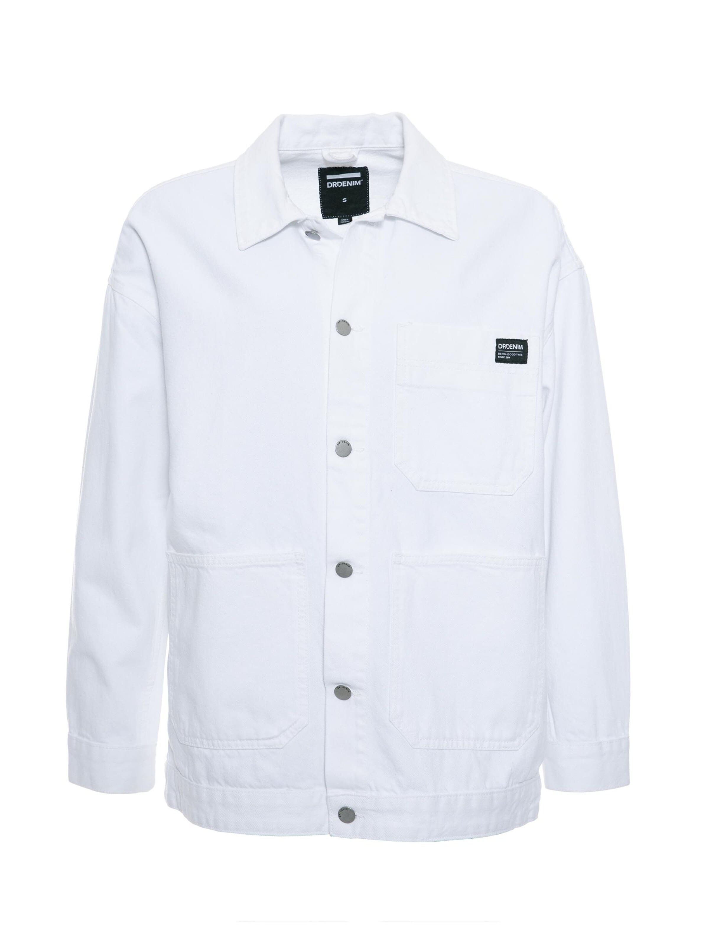 Dr. Denim Übergangsjacke 'Ina Worker'‌‌‌‌‌‌ in Weiß: Vorderseite