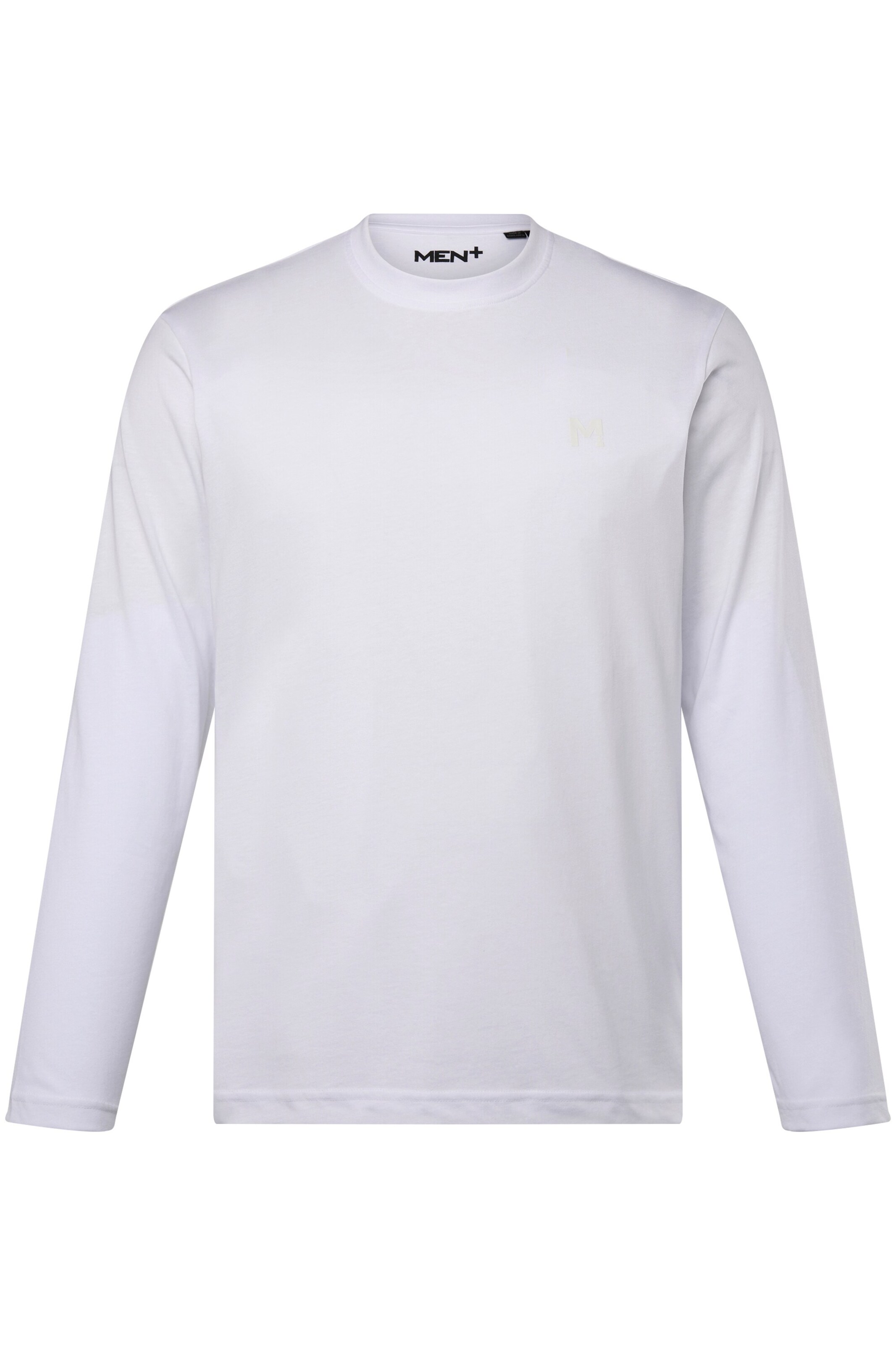 Men Plus Shirt in Weiß: Vorderseite