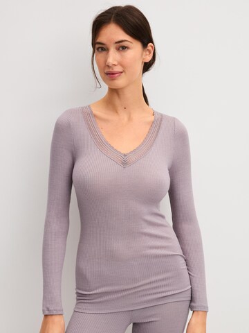 CALIDA Onderhemd 'Silky Wool Joy' in Grijs