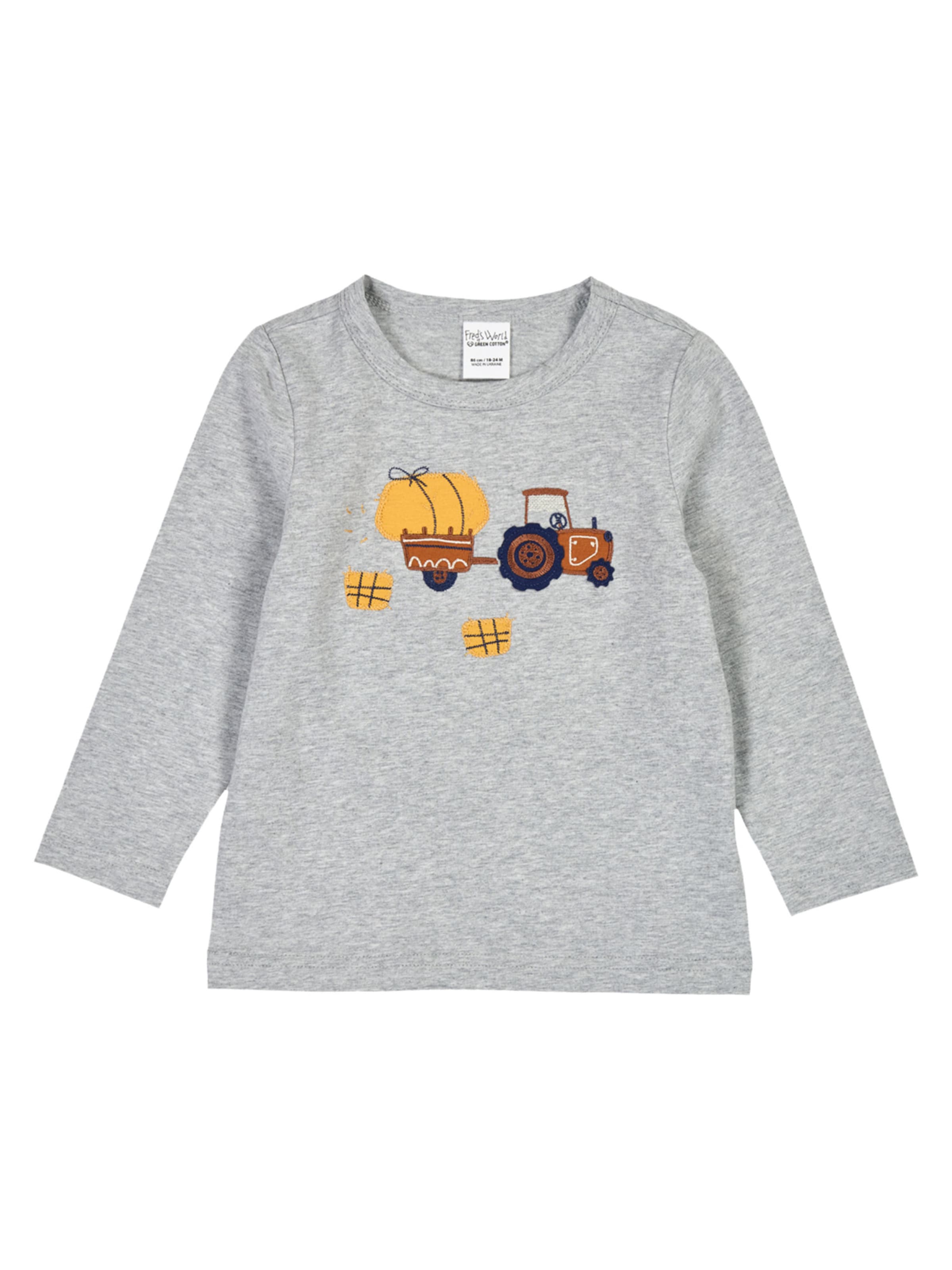 Fred's World by GREEN COTTON - Camisola em cinzento: frente