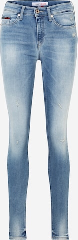 Tommy Jeans Skinny Jeans 'Nora' in Blauw: voorkant