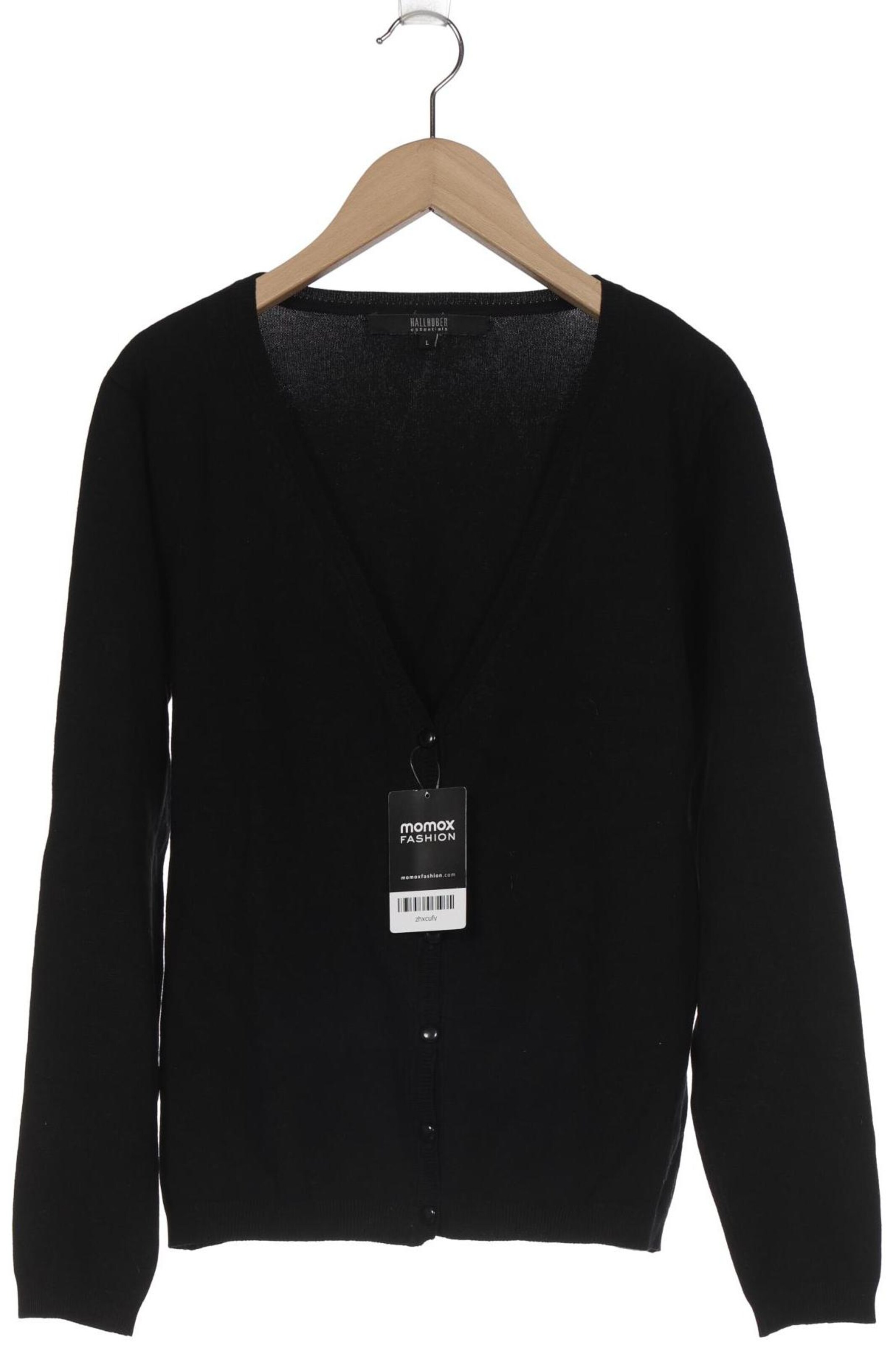 HALLHUBER Sweater & Cardigan in L in Black: front