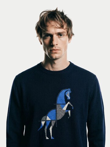 GOBI Cashmere Neulepaita värissä sininen: etupuoli