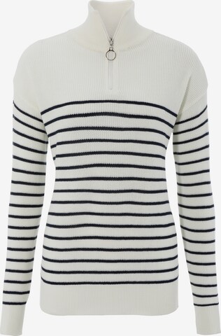 Aniston CASUAL Sweater in White: front