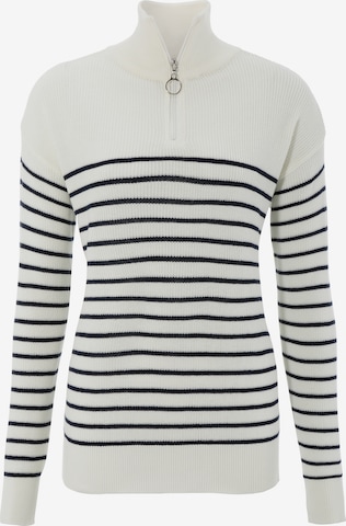 Aniston CASUAL Sweater in White: front