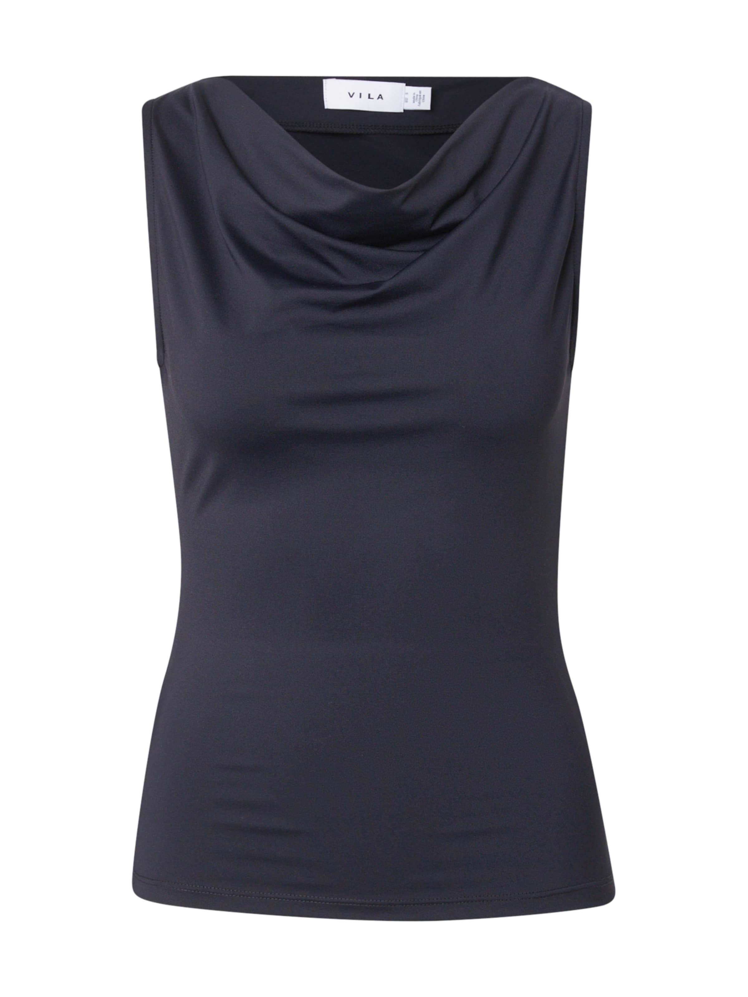 VILA Top 'VIKenza' – černá: přední strana