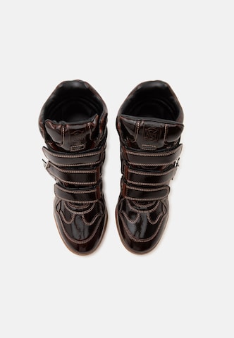STEVE MADDEN Sneakers hoog 'Mavis' in Bruin