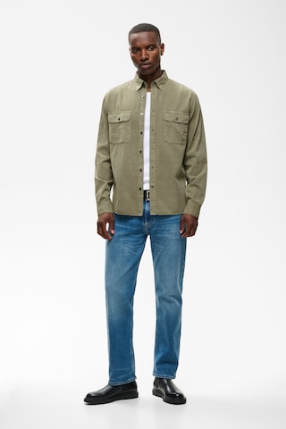 Matinique Regular fit Overhemd 'Christaldo ' in Beige