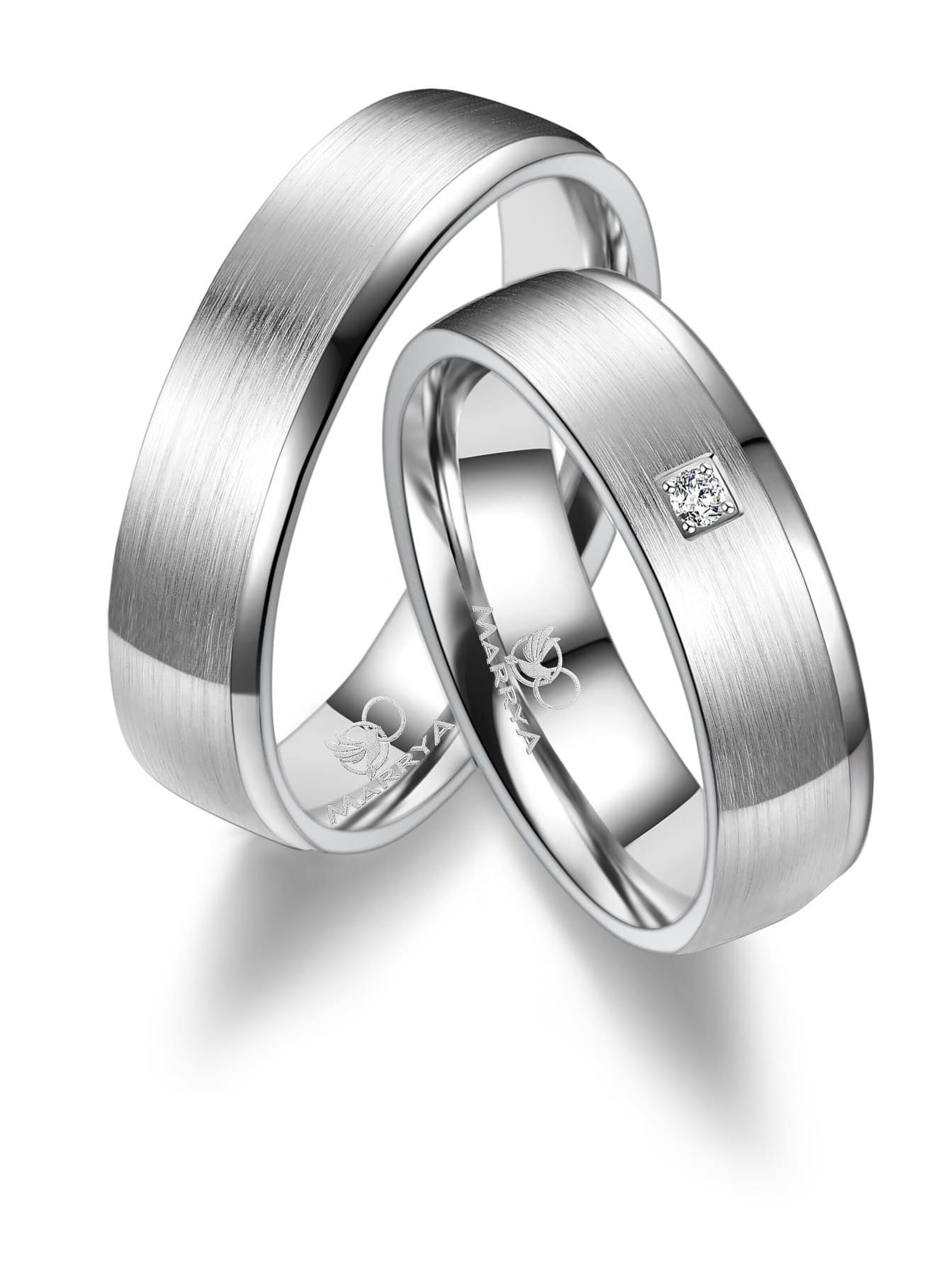 MARRYA - Anillo 'MARRYA SI-02 Ehering aus Silber' en plata