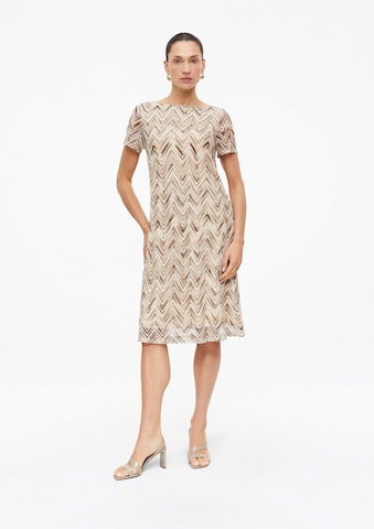 s.Oliver BLACK LABEL Kleid in Beige: Vorderseite