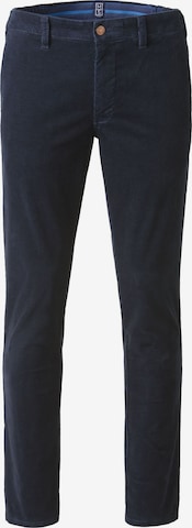MEYER Chino trousers in Blue: front