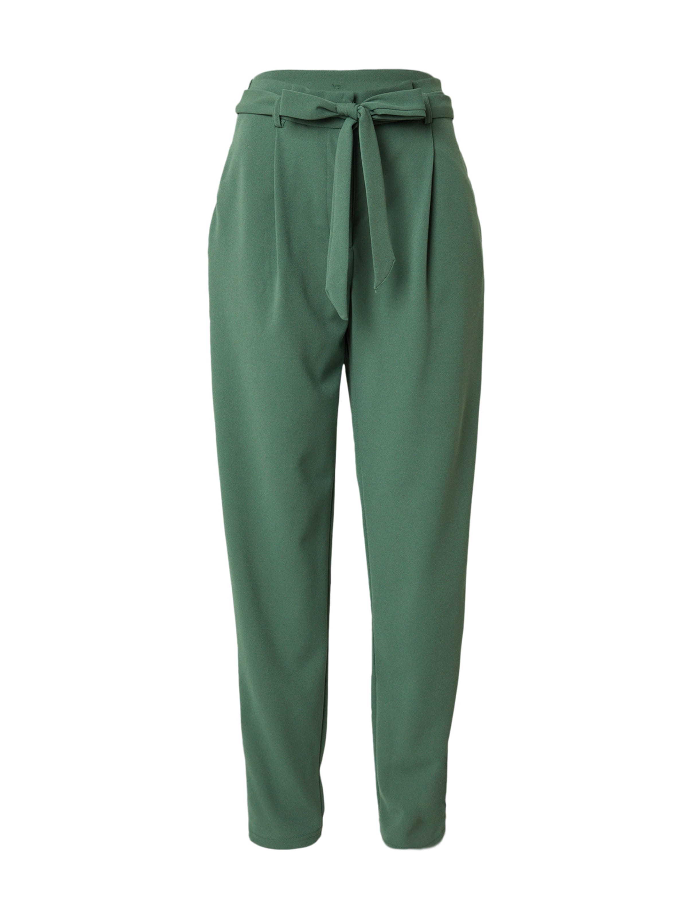 zaļš VILA Vaļīgs piegriezums Klasiskas bikses 'VIClava': no priekšpuses