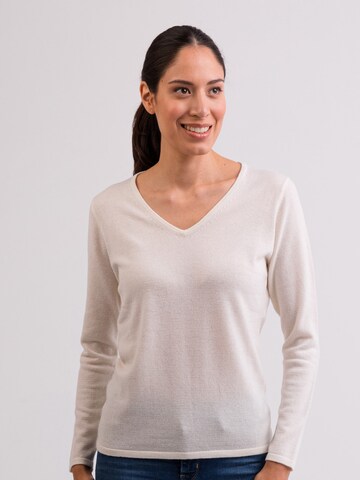 Pull-over CASH-MERE.CH en blanc