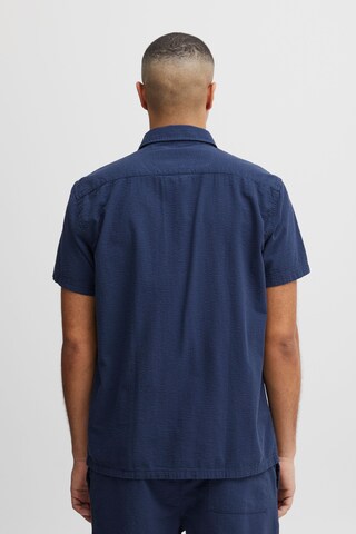 !Solid Regular fit Button Up Shirt 'Frevne' in Blue