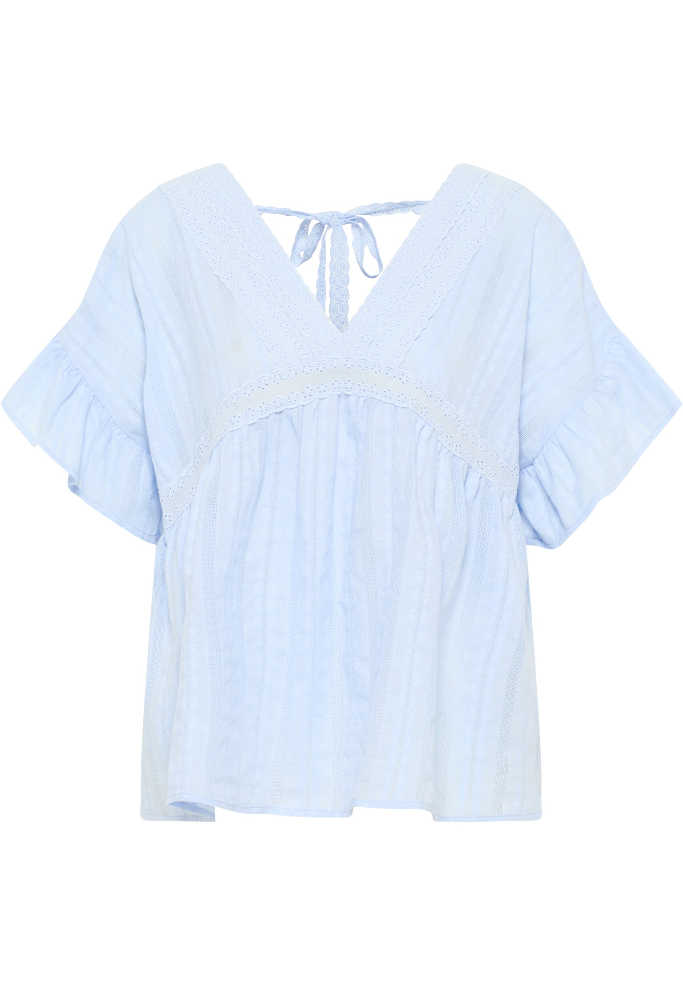 DreiMaster Vintage Tunika - pastelová modrá / světlemodrá / offwhite, Produkt