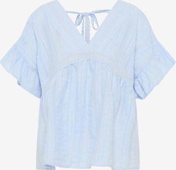 DreiMaster Vintage Bluse in Blau: predná strana