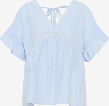 DreiMaster Vintage Tunic in Blue: front