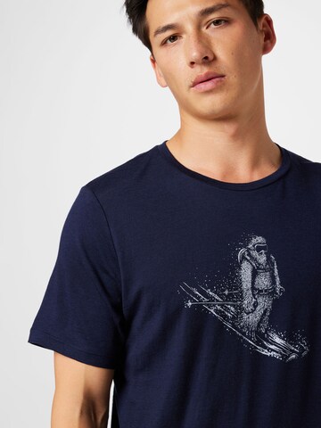 T-Shirt fonctionnel 'Tech Lite II Skiing Yeti' ICEBREAKER en bleu