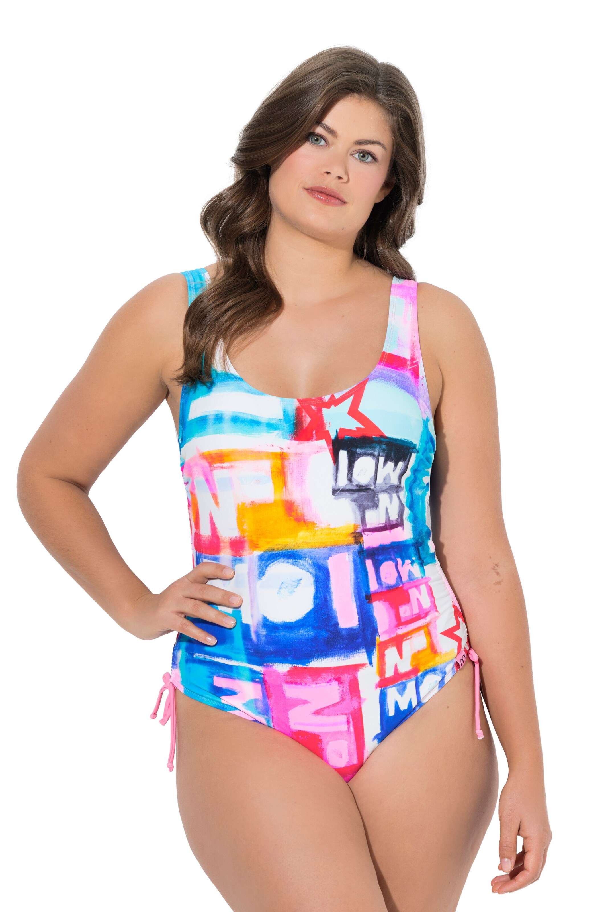 LAURASØN Badeanzug in Mischfarben: Vorderseite