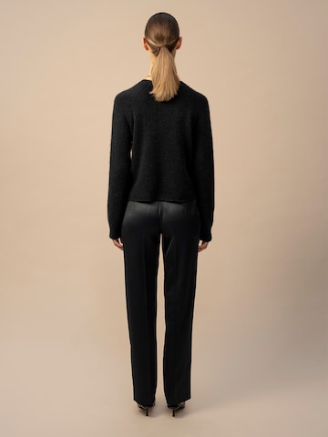 Coupe slim Pantalon 'Sylvie' Anse Victorin en noir