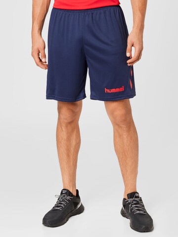 Hummel Trainingspak in Blauw