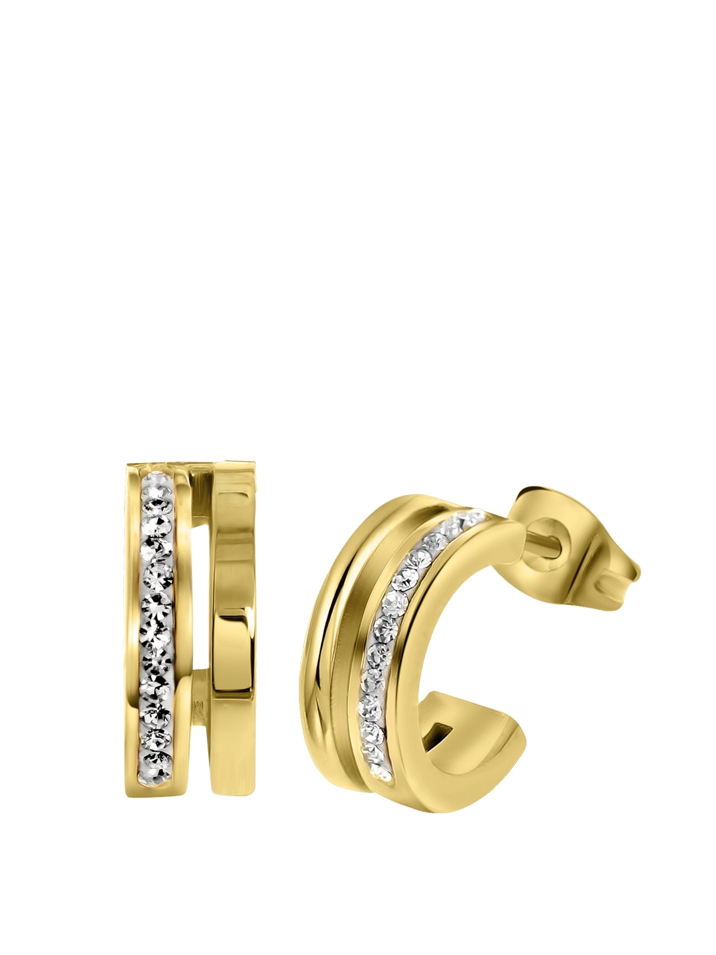 Lucardi Oorbellen in Goud: voorkant