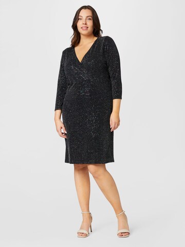 Dorothy Perkins Curve Dress in Black: front