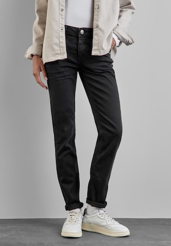 STREET ONE Regular Jeans in Black: front