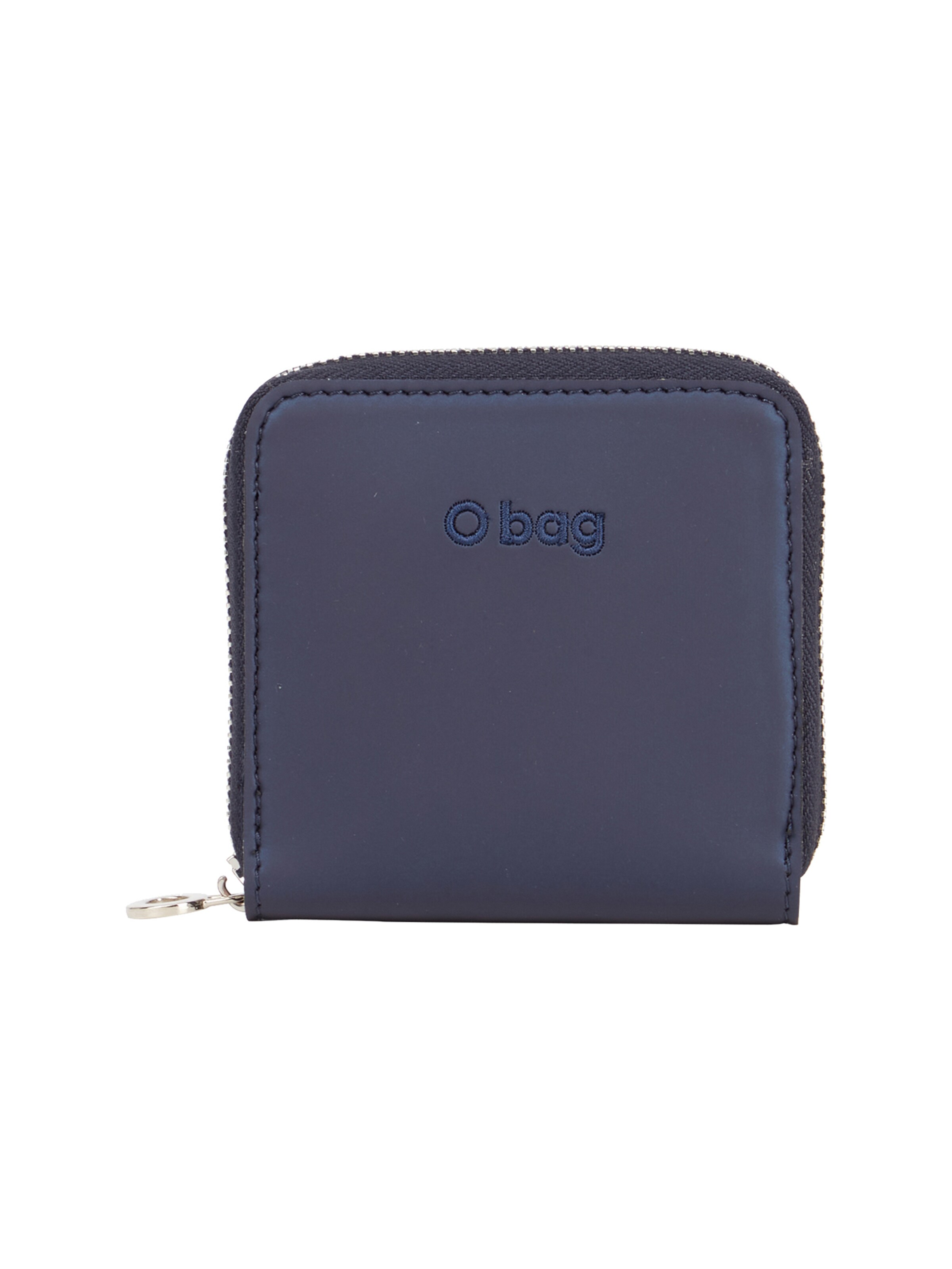 O bag Wallet in Blue: front