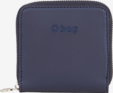 O bag Brieftasche In Widerstandsfähiges, Flexibles, Wasserdichtes Schaumkunststoffmaterial Komplett Mit Reißverschluss Aus Gummiertem Stoff O half wally in Blau: Vorderseite