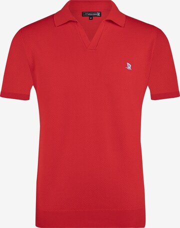 T-Shirt Giorgio di Mare en rouge : devant