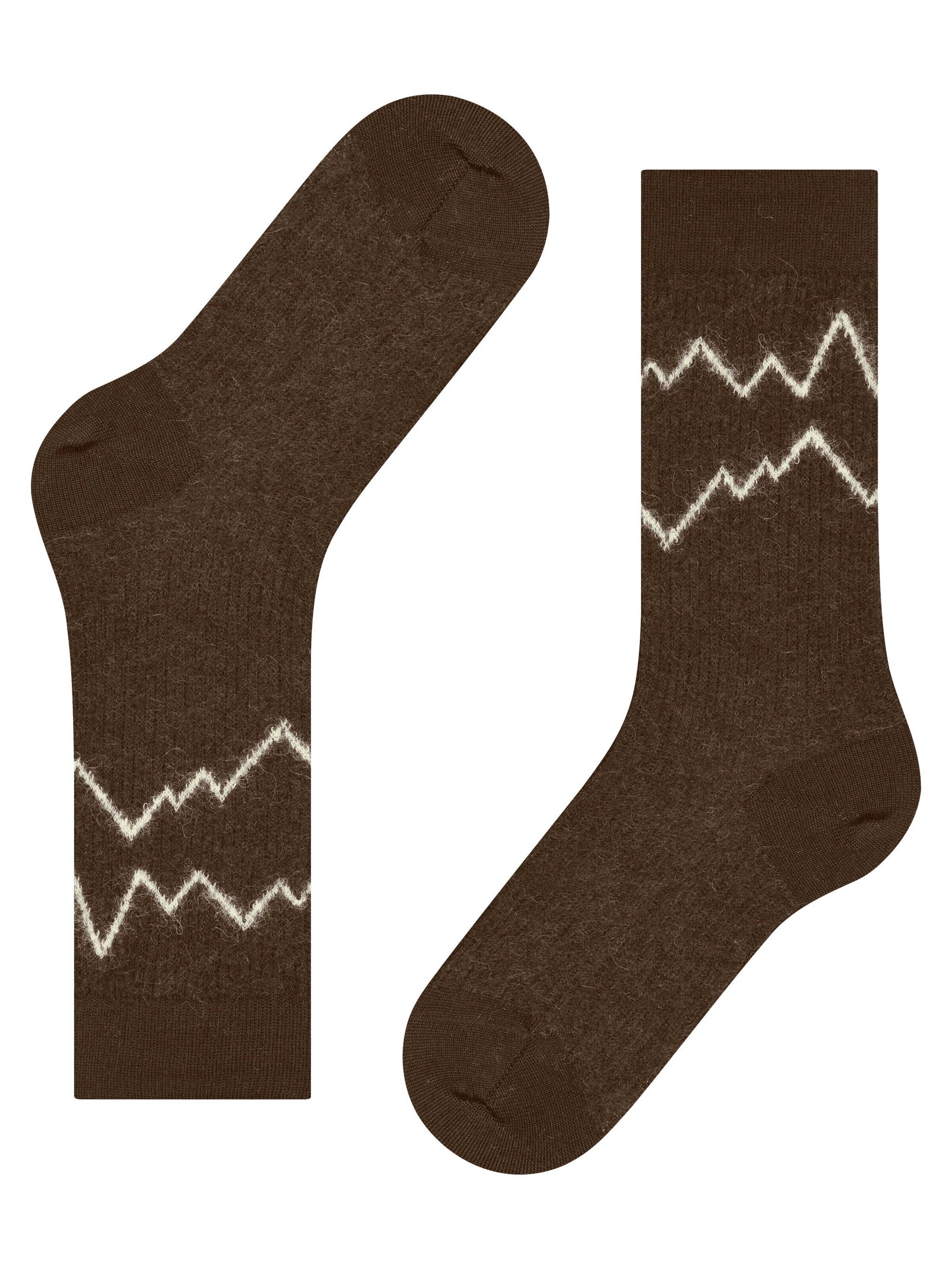 FALKE Socken 'Peak'‌‌‌‌‌‌‌‌‌‌ in Braun