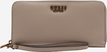 Porte-monnaies 'Laurel' GUESS en beige : devant