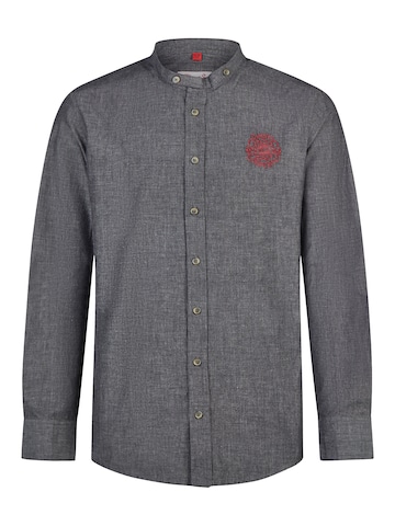 SPIETH & WENSKY Regular fit Traditional Button Up Shirt in Grey: front
