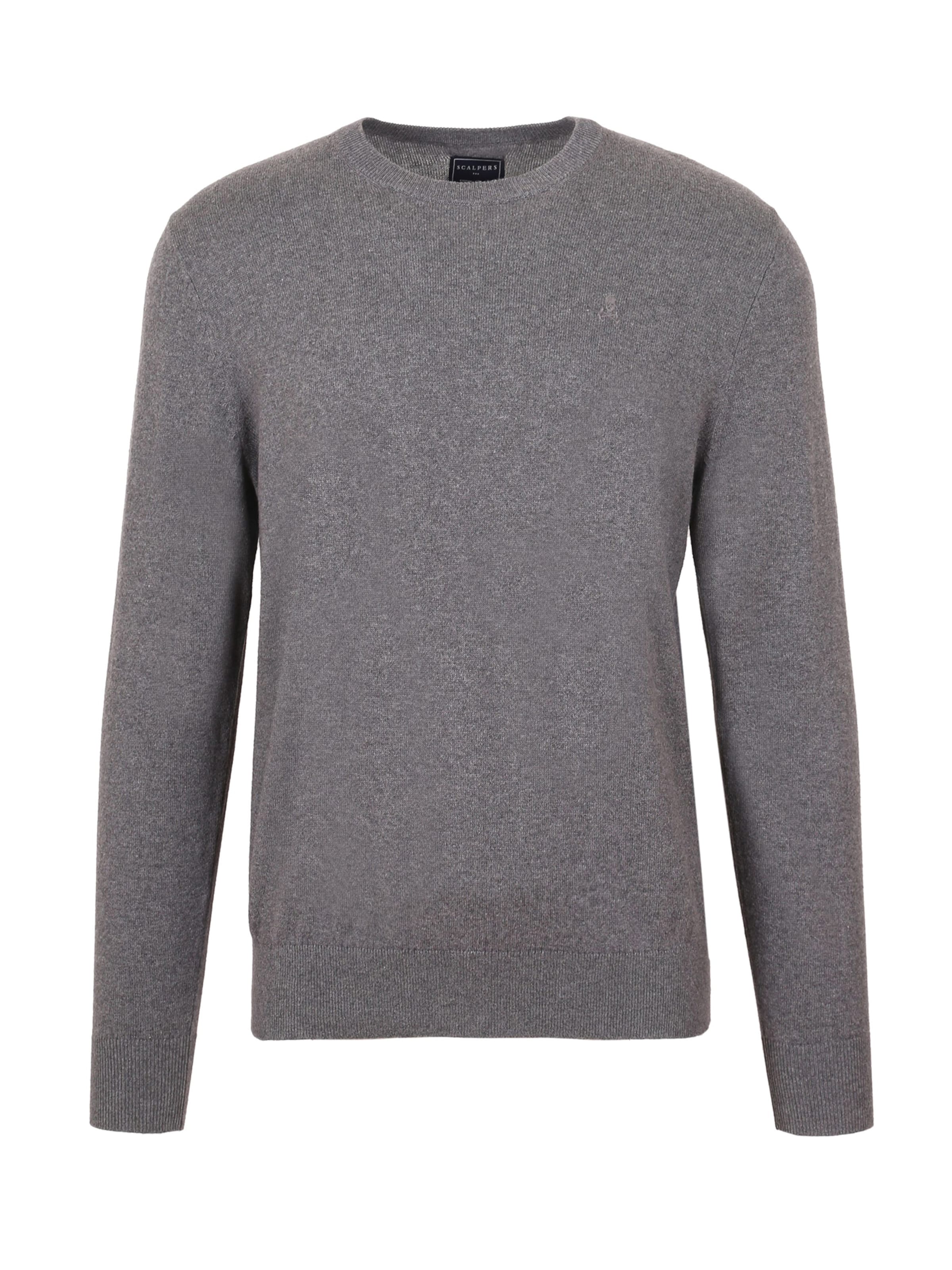 Scalpers Пуловер в сиво: отпред