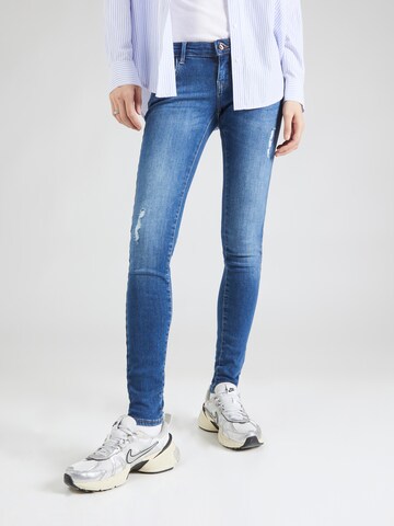 Skinny Jean 'CORAL' ONLY en bleu : devant