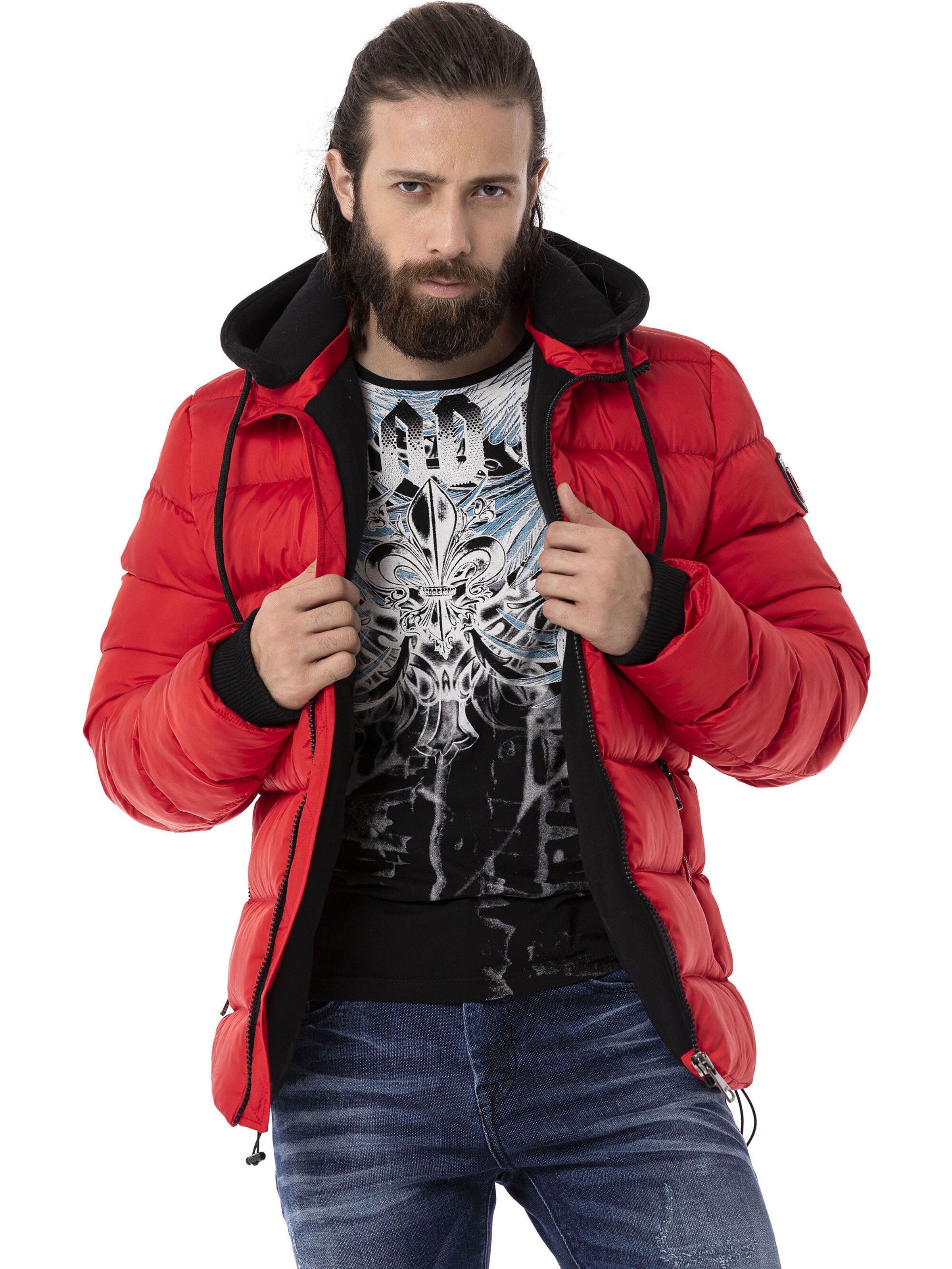 CIPO & BAXX Winter Jacket in Red