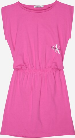 Calvin Klein Jeans Dress in Pink: front