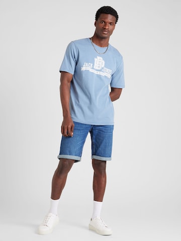 JACK & JONES Bluser & t-shirts 'SEBASTIAN' i blå